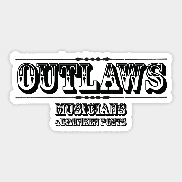 Outlaws Sticker by Gabeleonardart